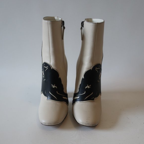VALENTINO GARAVANI PANTHER LEATHER BOOT 36.5 /6.5 - Picture 3 of 16